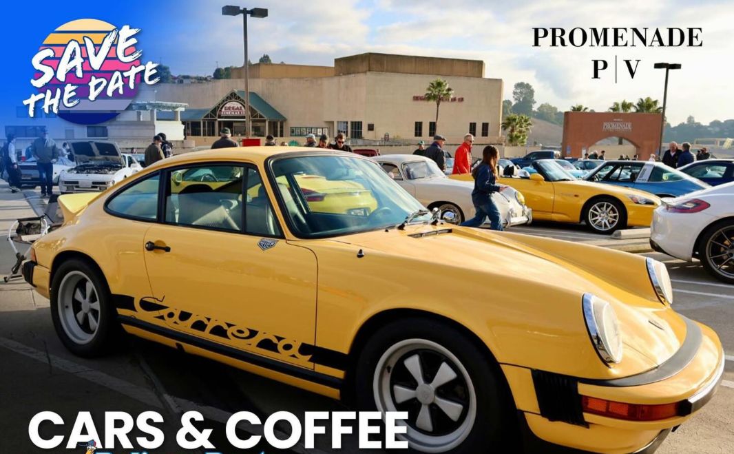 Pelican Parts Cars and Coffee partial flyer May 2026